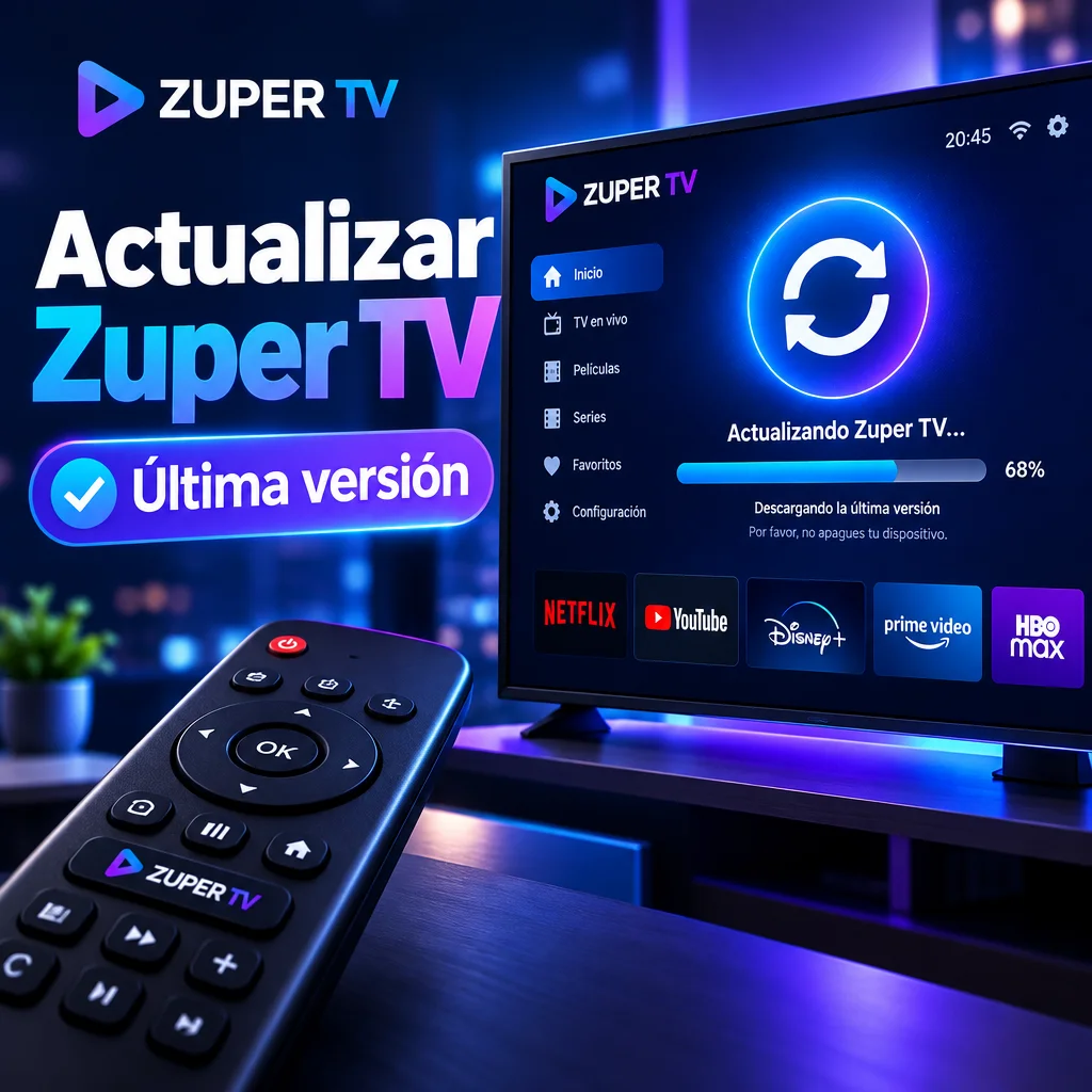 Cómo actualizar Zuper TV a la versión más reciente