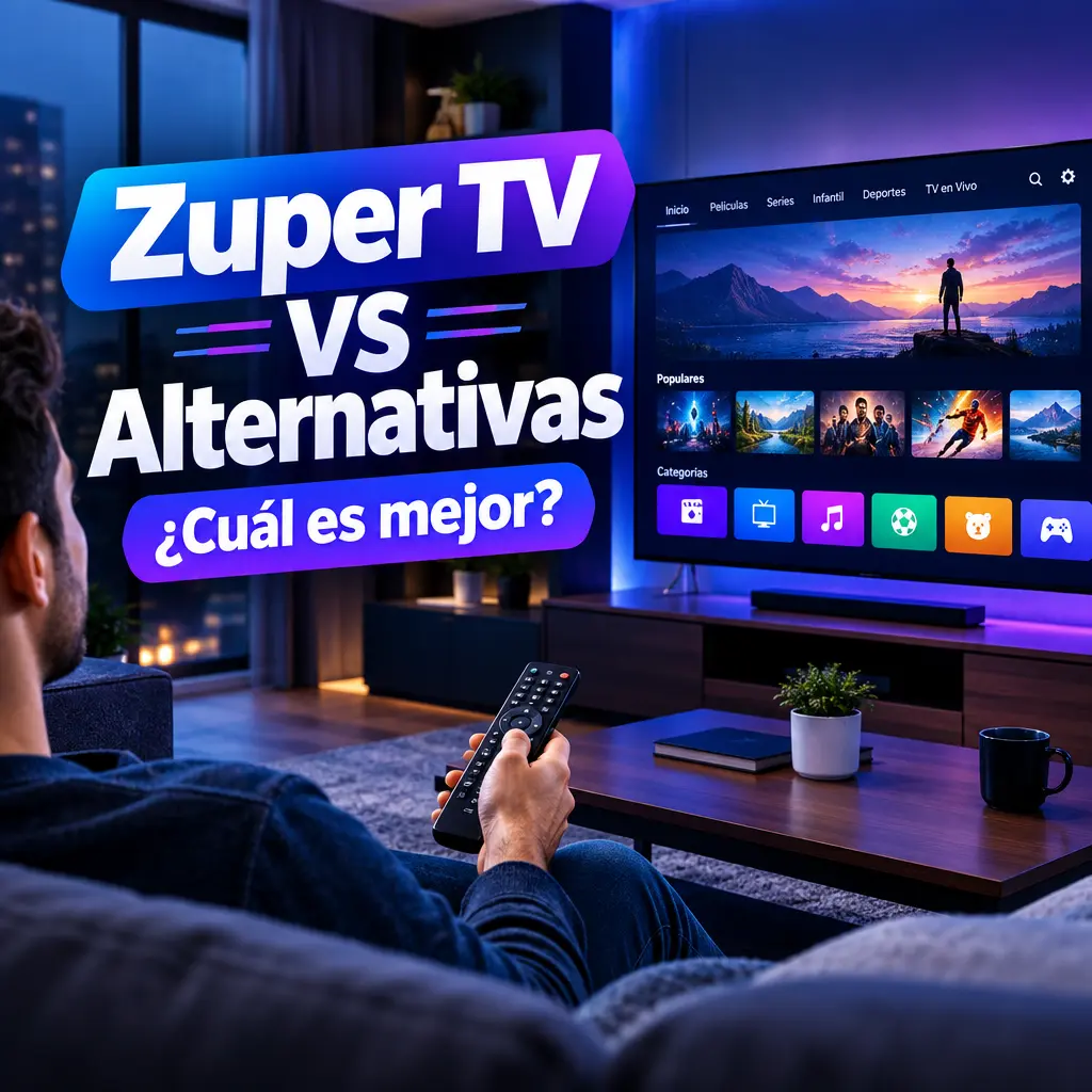 Zuper TV frente a sus alternativas: ¿cuál es mejor?